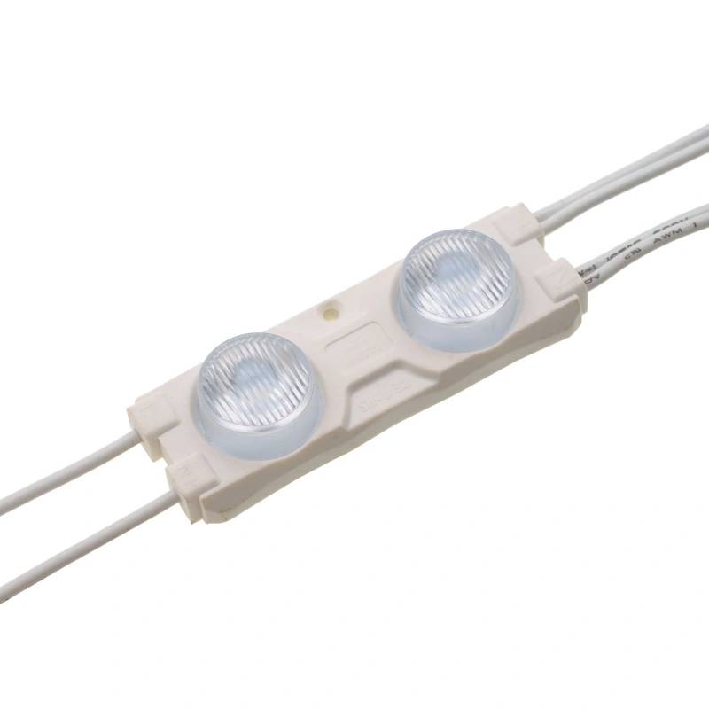 Módulo LED de alta tensão com vista lateral, 2 LEDs 56*12° SMD3030 YS-MP6727 e YS-MP6726