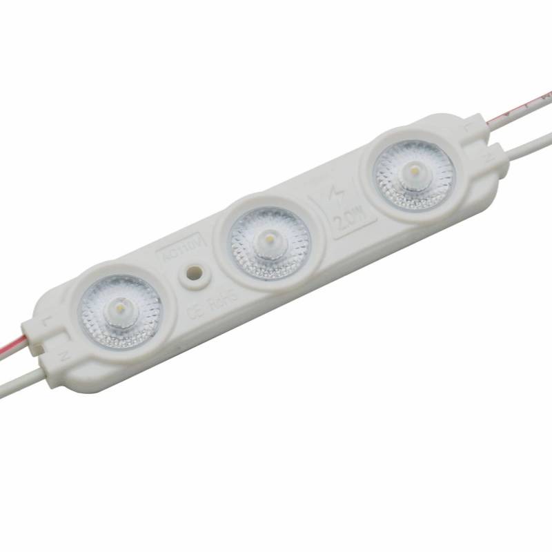 Módulo LED de alta tensão com 3 LEDs 160° SMD2835 YS-MP3337 e YS-MP3336