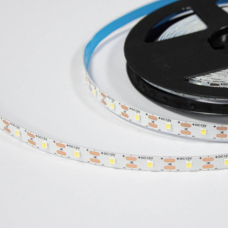 8 mm Breite, 60 LEDs/m, flexibler LED-Streifen mit Konstantspannung 12 V, Modell YS-FE082835A-W060