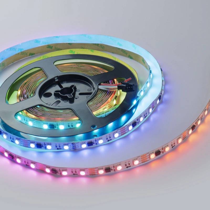 RGB Pixel 60 LEDs/M (Breakpoint) 12V flexibler LED-Streifen YS-FBL10-5050-RGB60