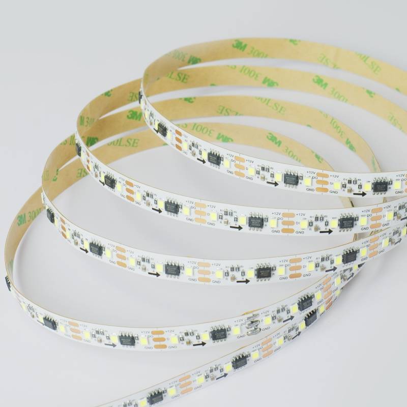 RGB-Pixel-LED-Streifen mit 96 LEDs/m (ohne Bruchpunkt), 12 V, flexibel, YS-FDL10-2835-W96