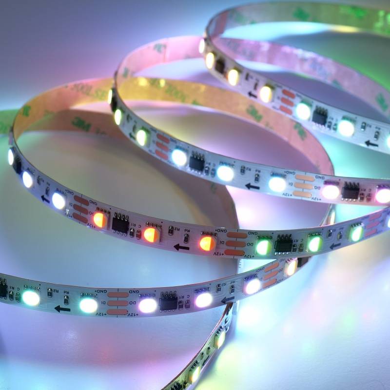 RGBW Pixel 60 LEDs/M (ohne Unterbrechung) 12V flexibler LED-Streifen YS-FDL10-5050RGBW60