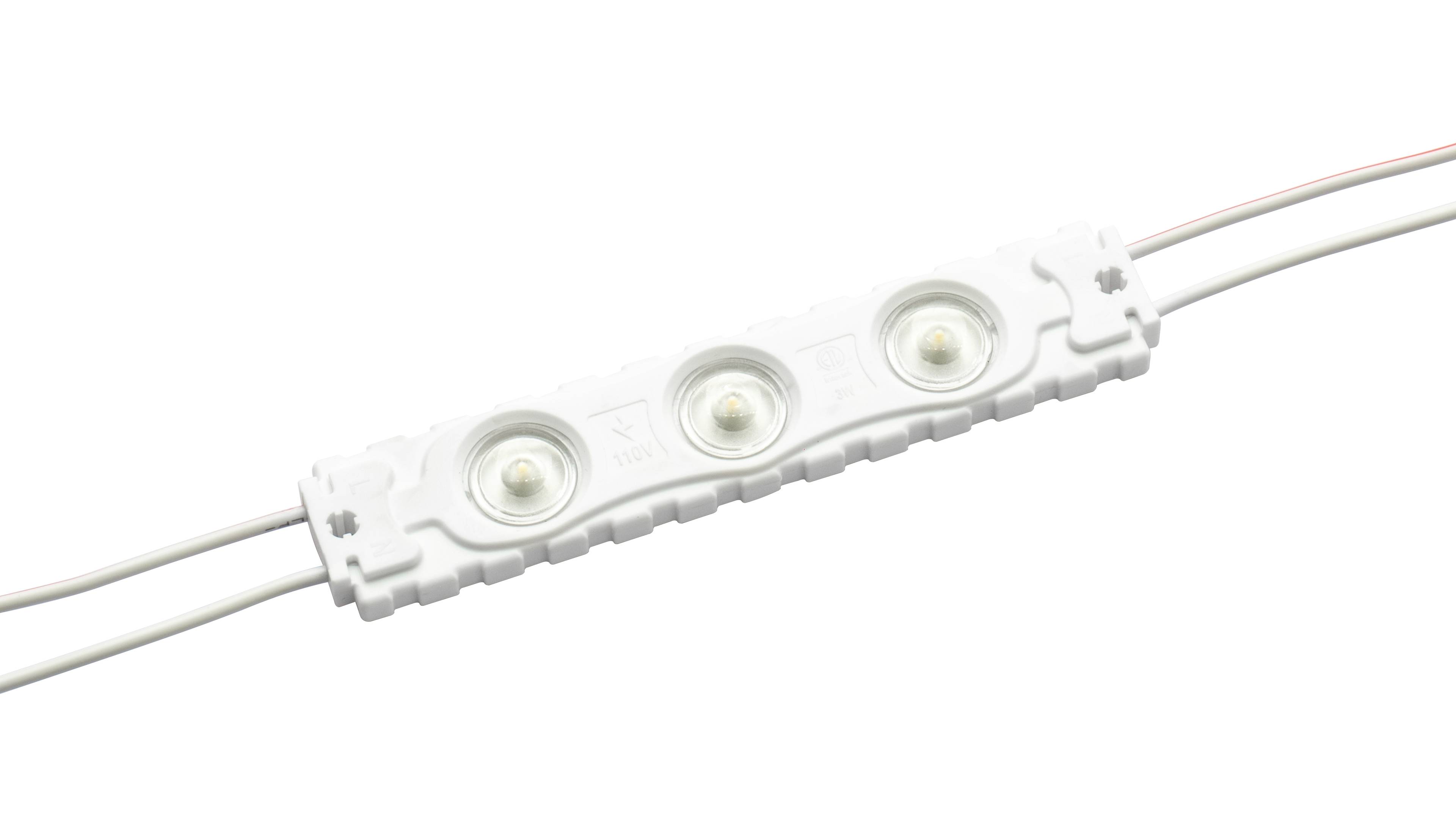 Módulo LED de alta tensão com 3 LEDs SMD2835 de 175° YS-MP5337 e YS-MP5336