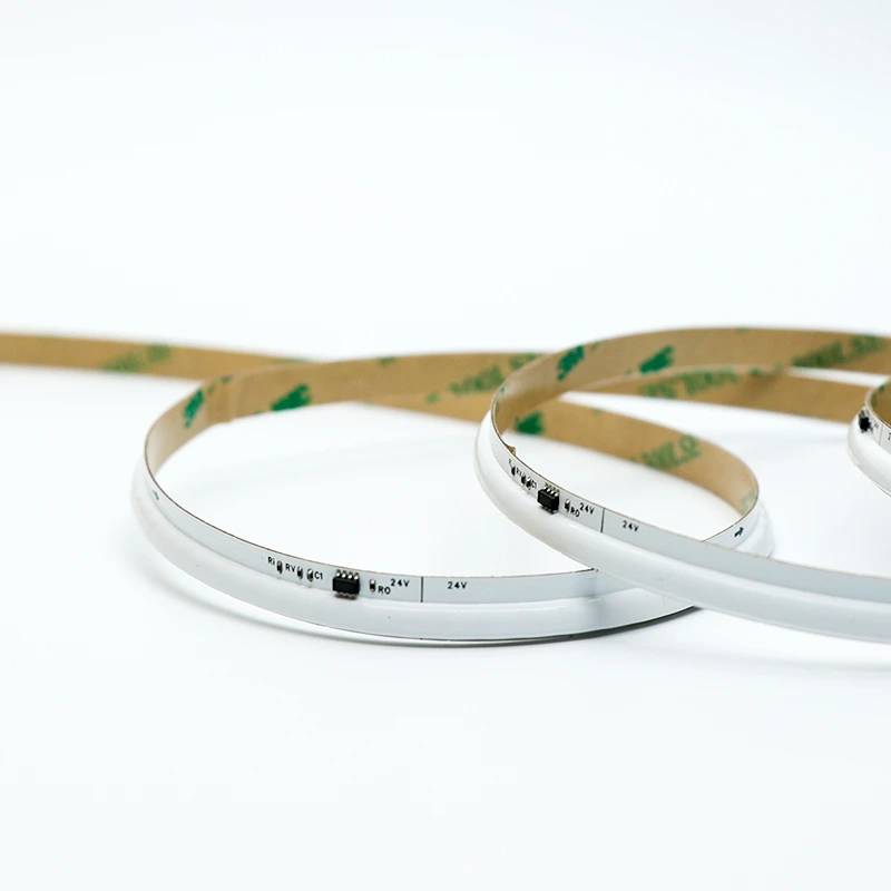 YS-RNCOBRGB720C10SVD Side View Addressable RGB COB LED Strip Lights
