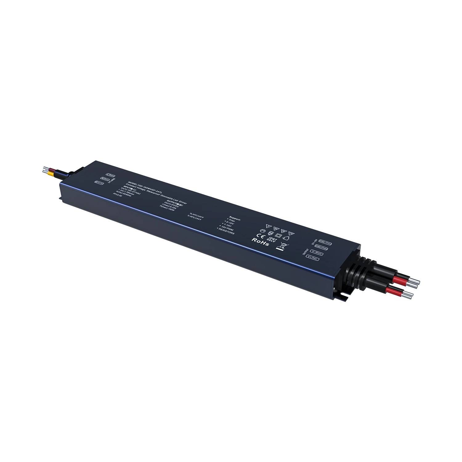 YSD-150WUGF-12TL / YSD-150WUGF-24TL 150W IP67 5-in-1 dimmbares LED-Netzteil