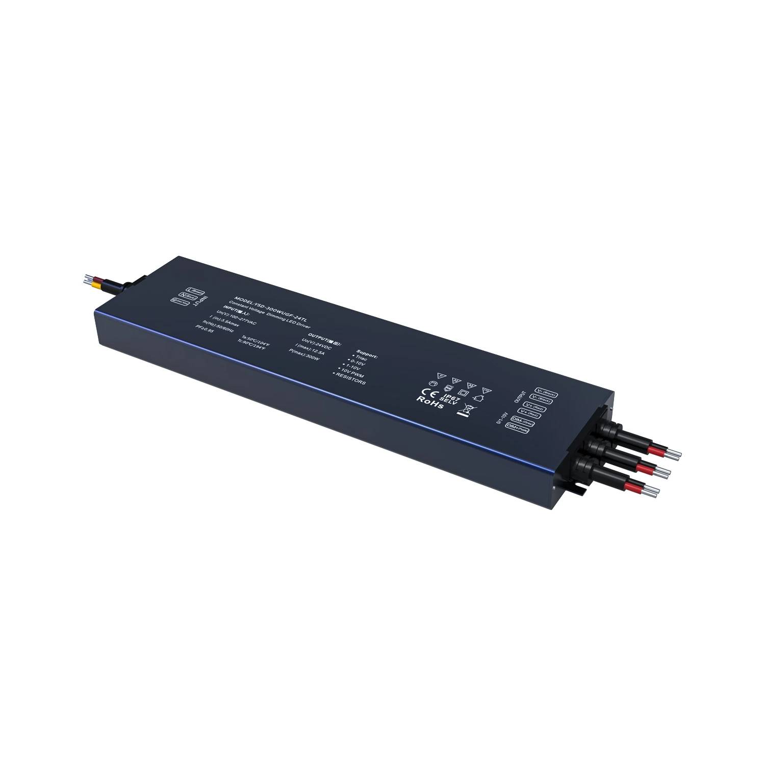YSD-300WUGF-12TL / YSD-300WUGF-24TL 300W 5-in-1 dimmbares LED-Netzteil
