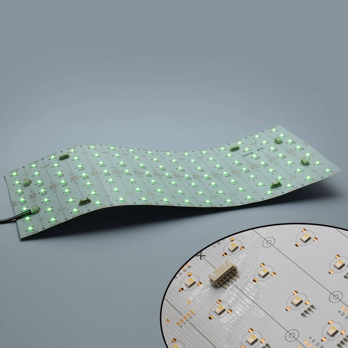 YS-F001-Q4105-5050-10 24V 1mm dünne RGBW-LED-Hintergrundbeleuchtungsfolie für hinterleuchteten Stein