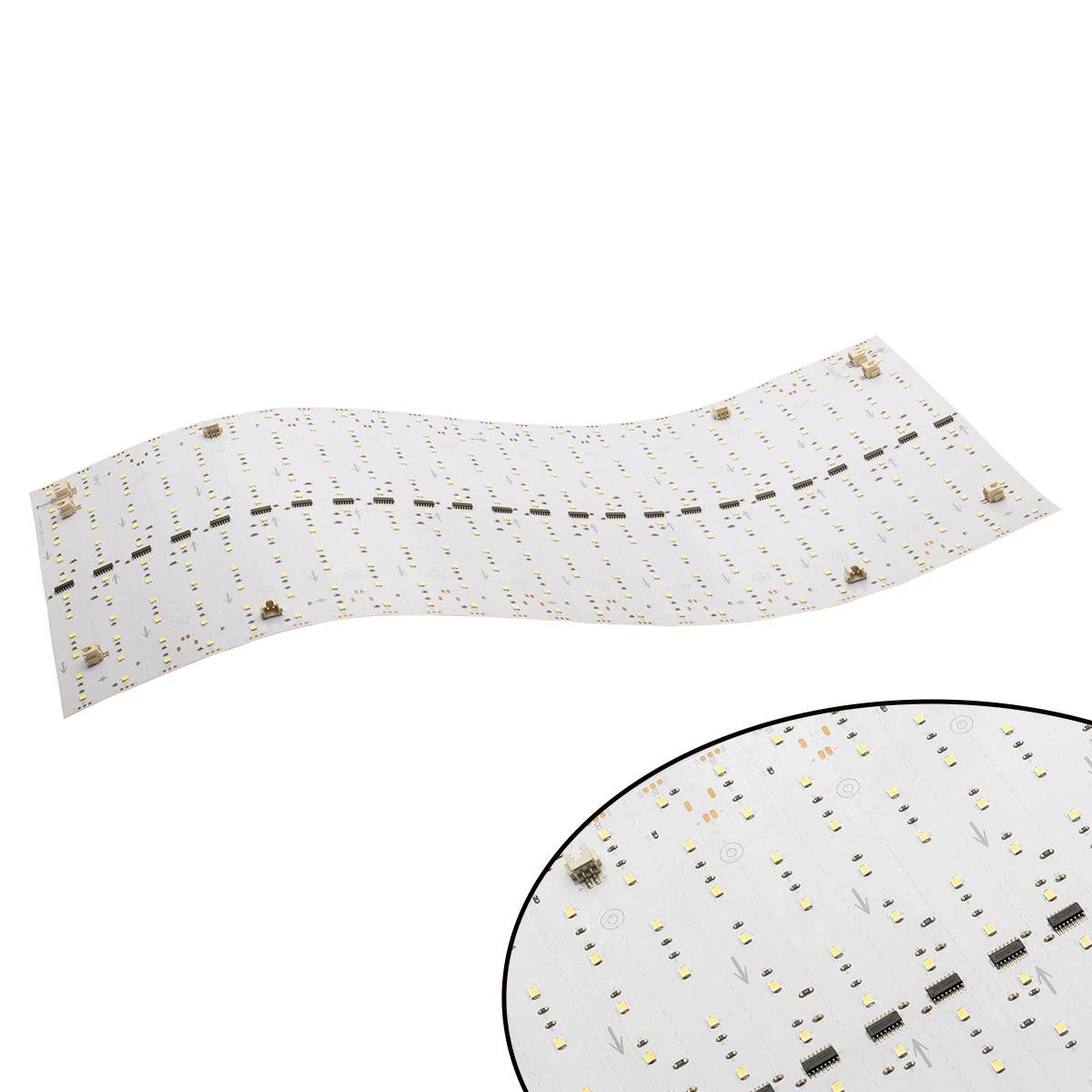 YS-D20-F12-W288 288 LEDs 12V/24V Folha de LED Branco Dinâmico