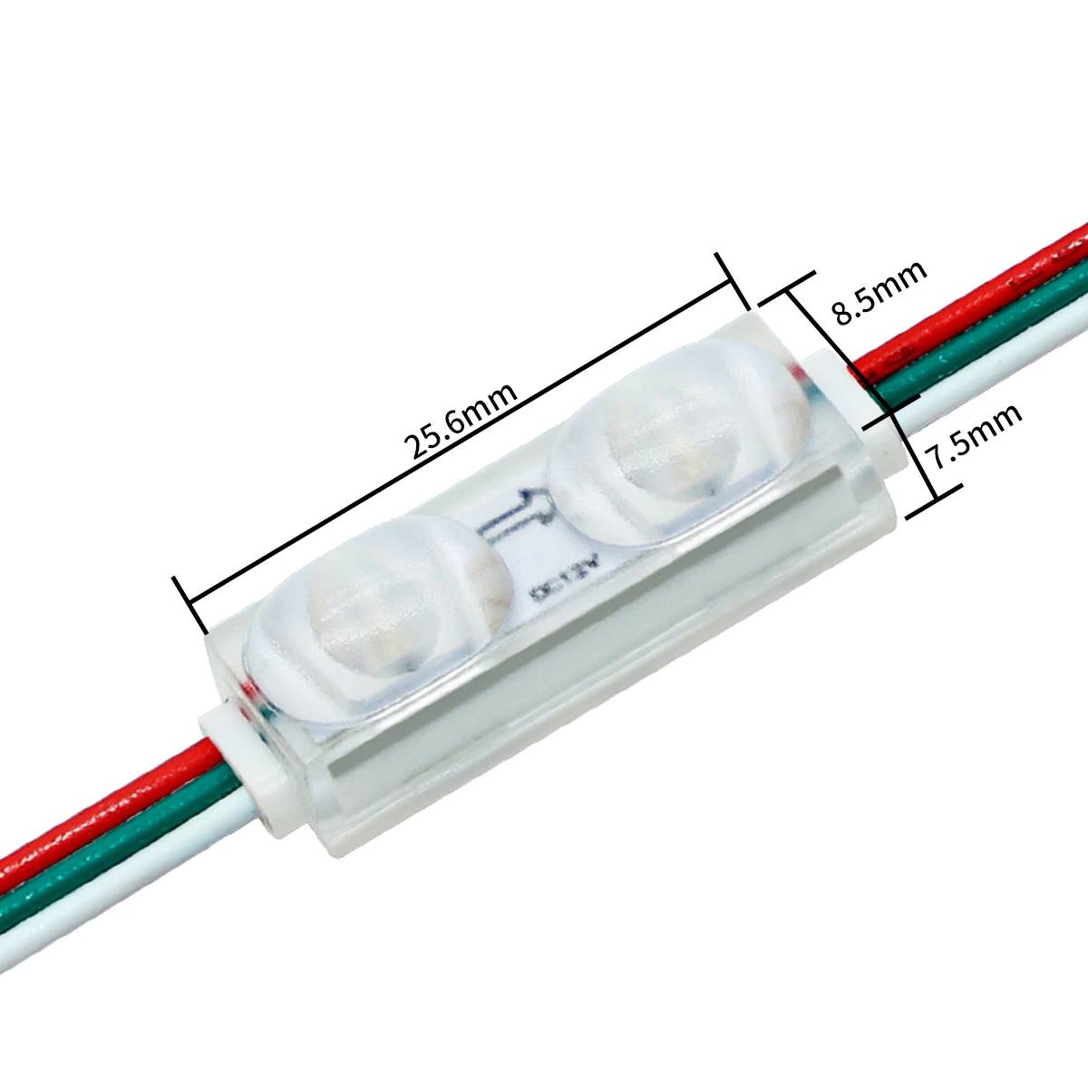 YS-M96321-D30 Waterproof 2LEDs Addressable RGB LED Module | 12V DC 