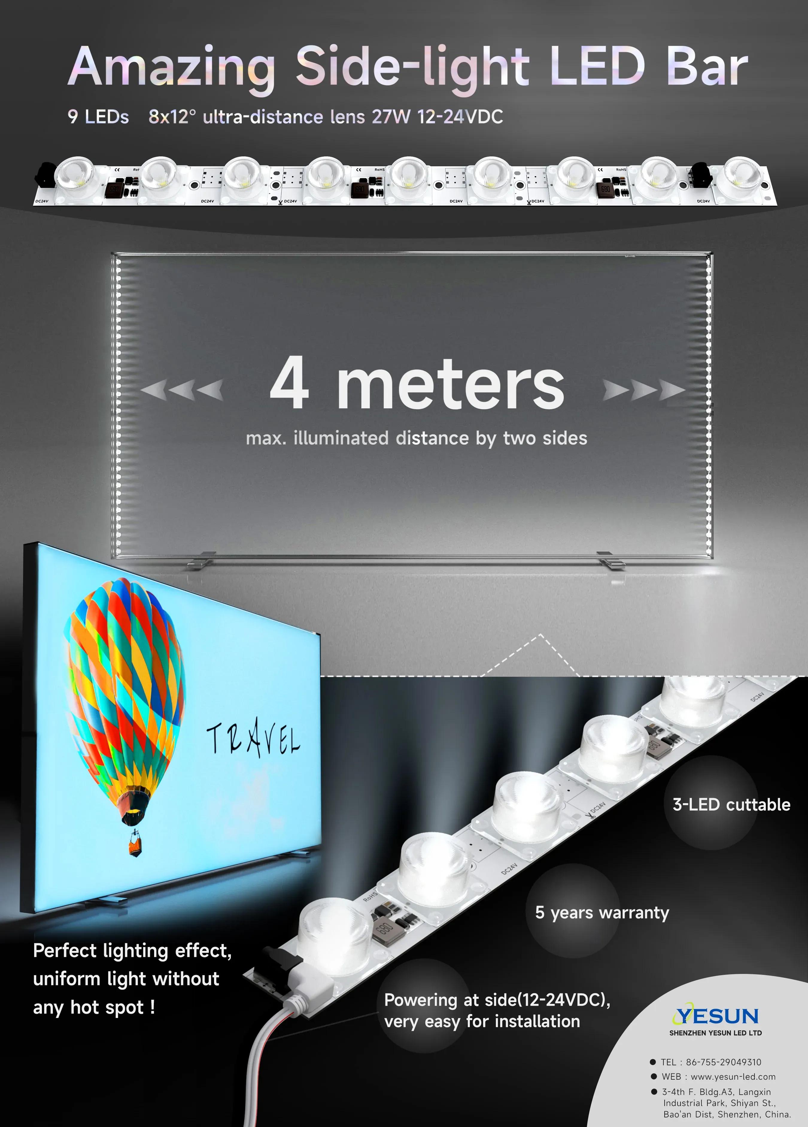 Amazing 27W side Light Bar, light distance up to 4 meters