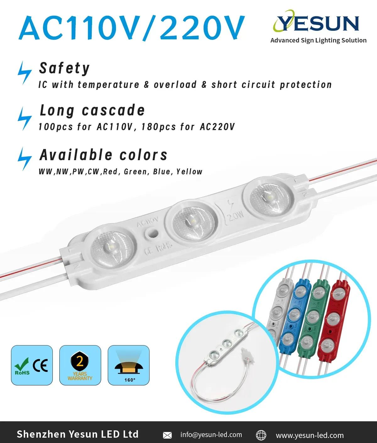 Economic AC100V AC220V LED Module, Do not need to power supply
