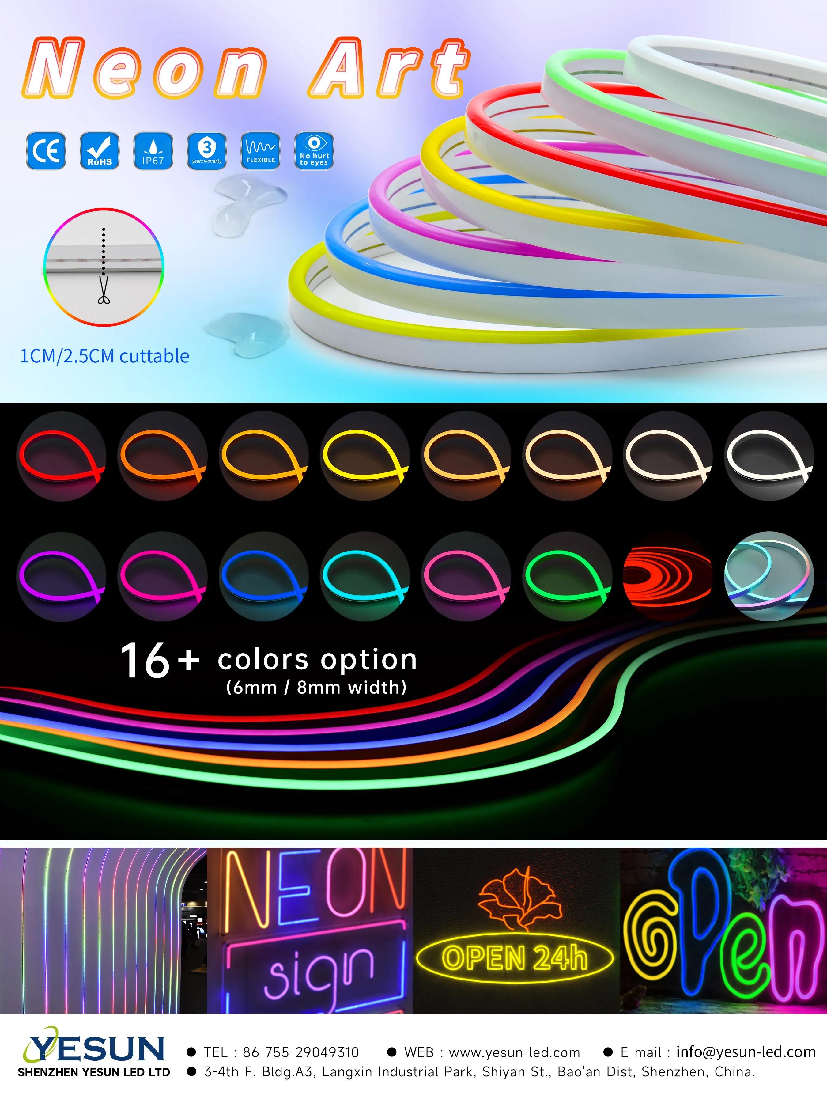 IP67 colorful silicone LED Neon flex Series