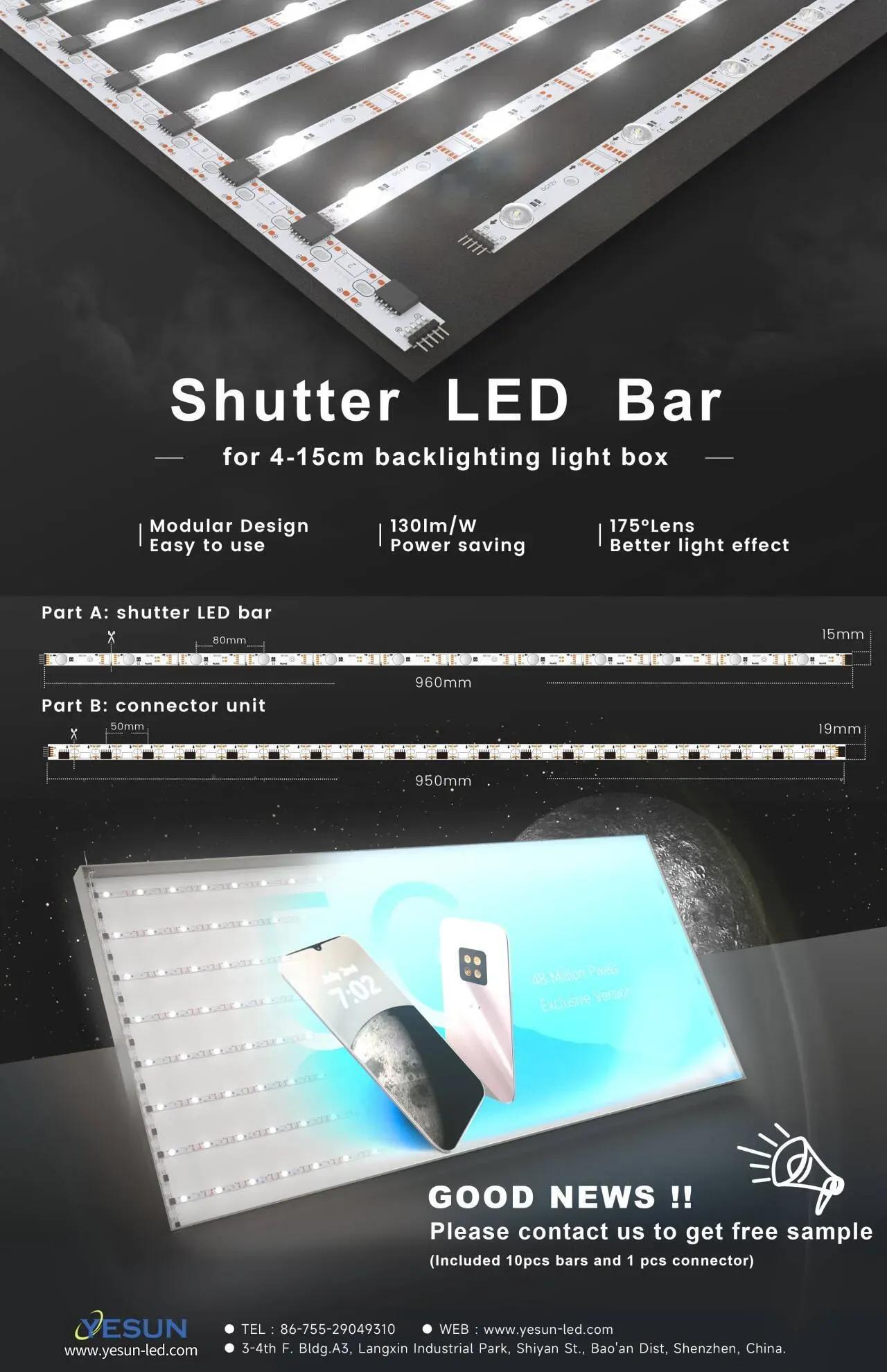 Plug in design led bar light, save install time