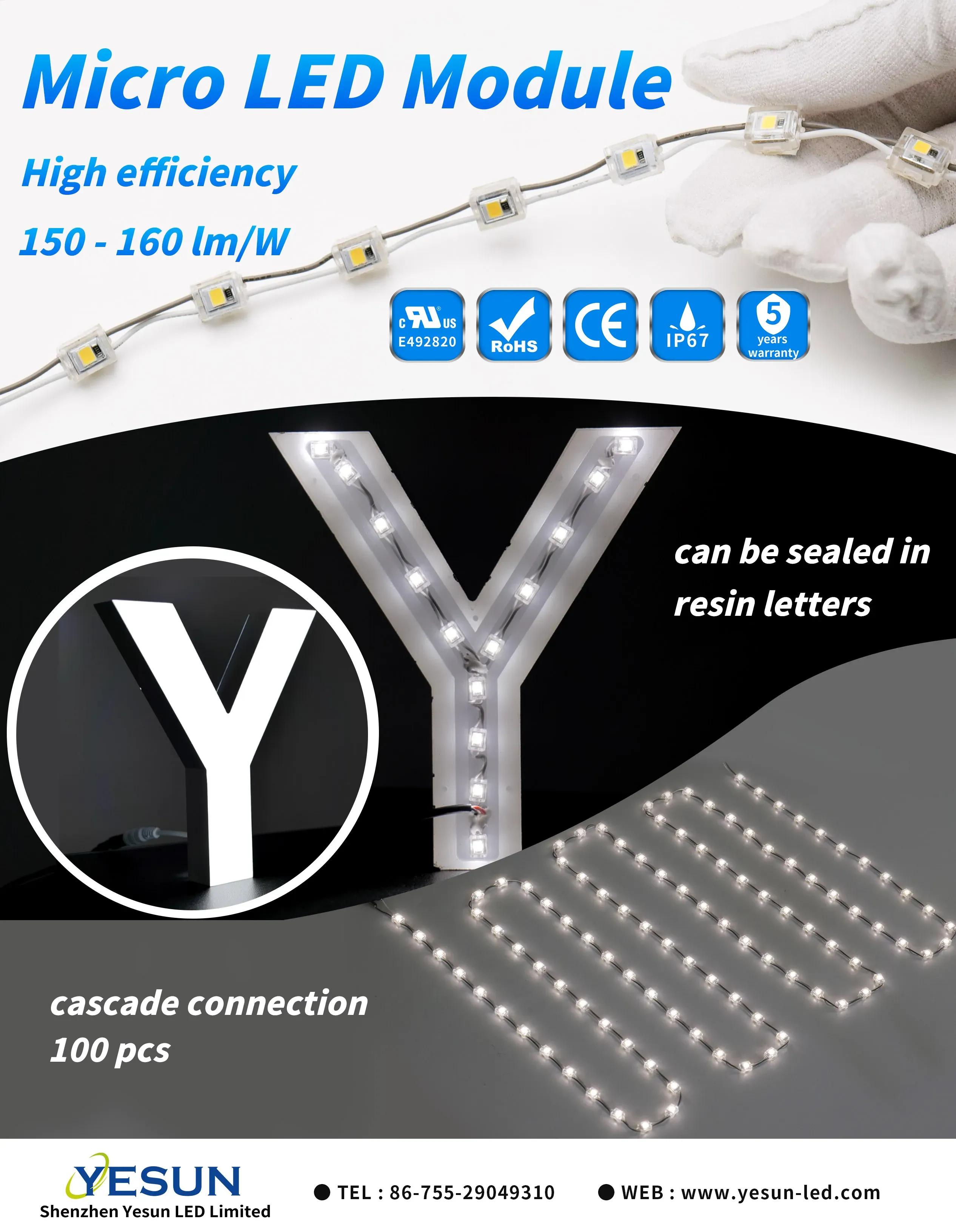 Super mini IP67 waterproof LED Modules for outdoor mini letters & resin letters