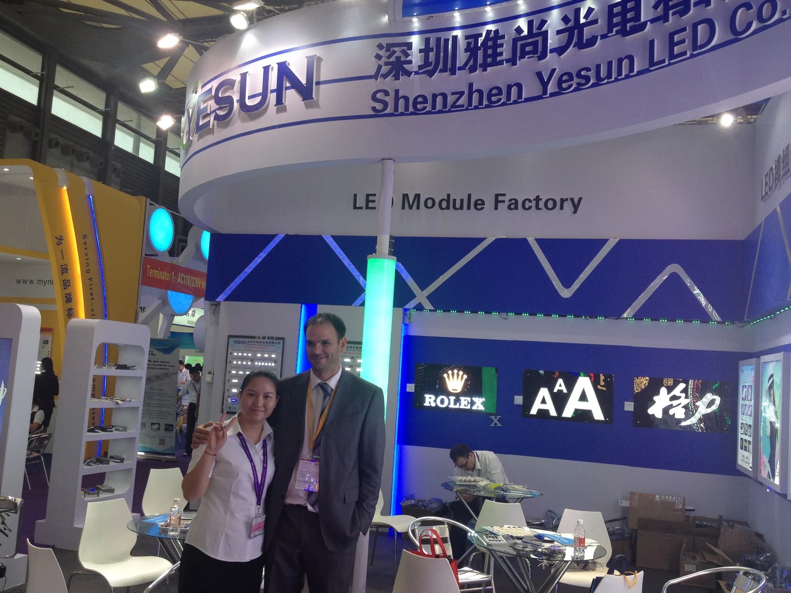 YESUN signage exhibition 2015