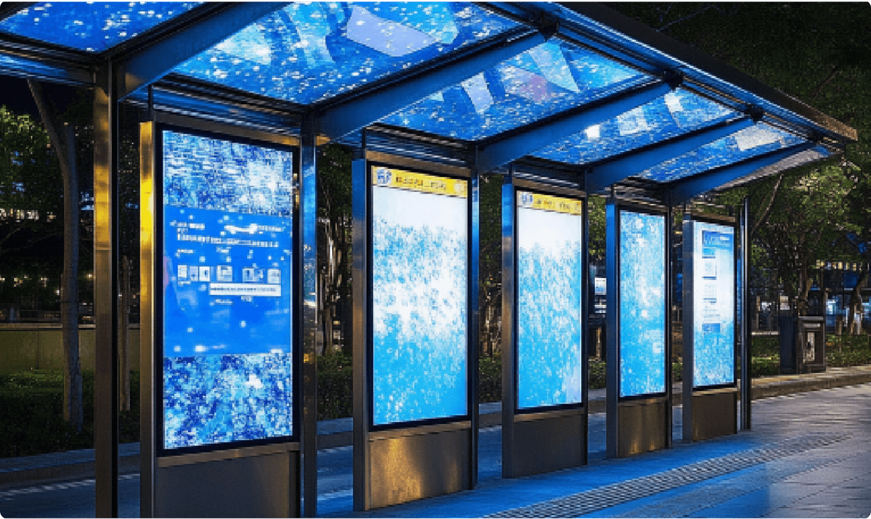 Wasserdichte LED-Leiste mit diffusem Shutter