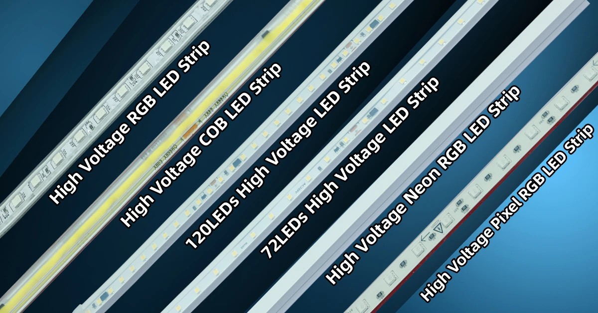 Nouvelle série de rubans LED haute tension YESUN : 6 nouveaux modèles pour courant alternatif 110 V/220 V