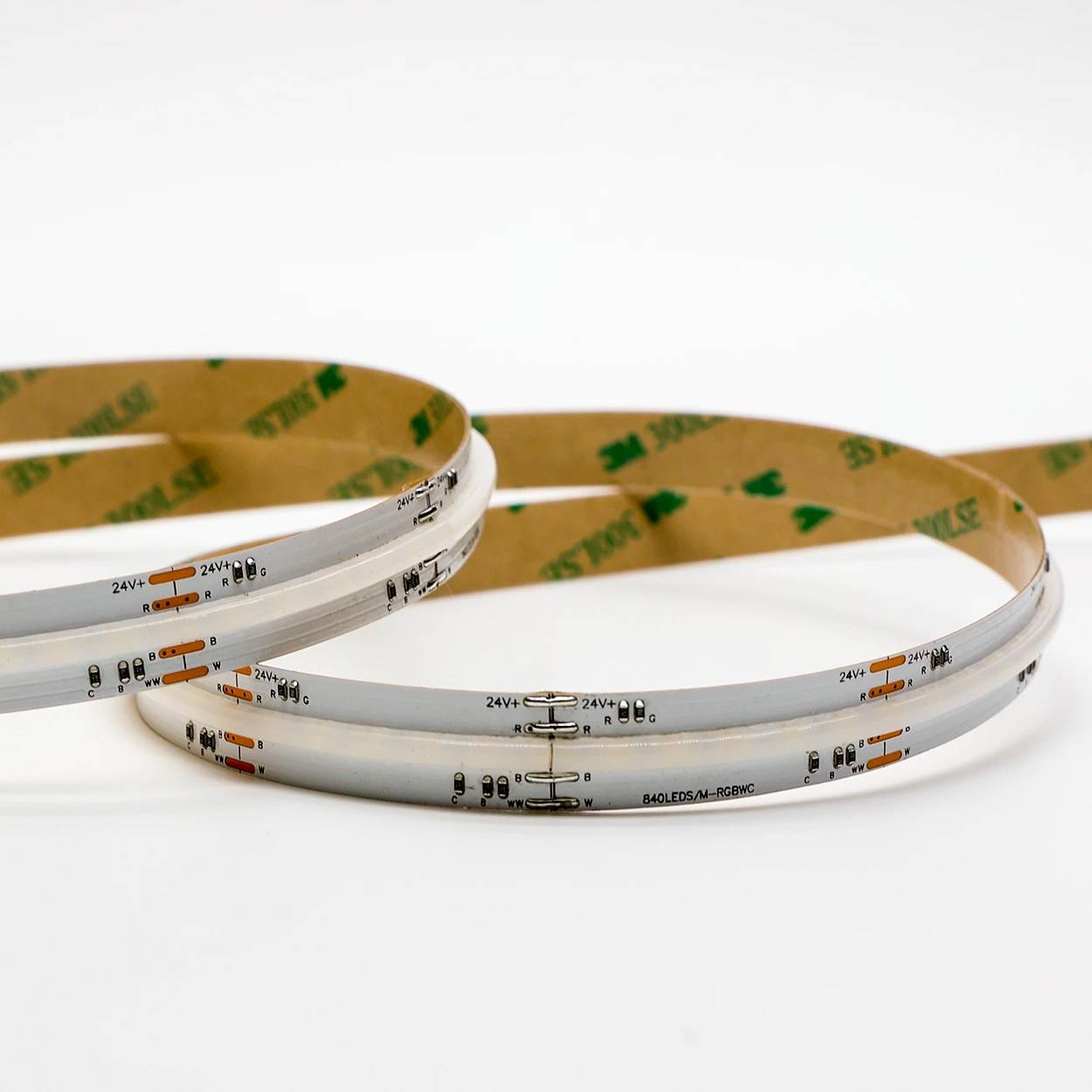 YS-RNCOBRGBCW840C12 840LEDs/m Luzes de tira LED COB brancas reguláveis RGBWW YS-RNCOBRGBCW840C12 840LEDs/m Luzes de tira LED COB brancas reguláveis RGBWW