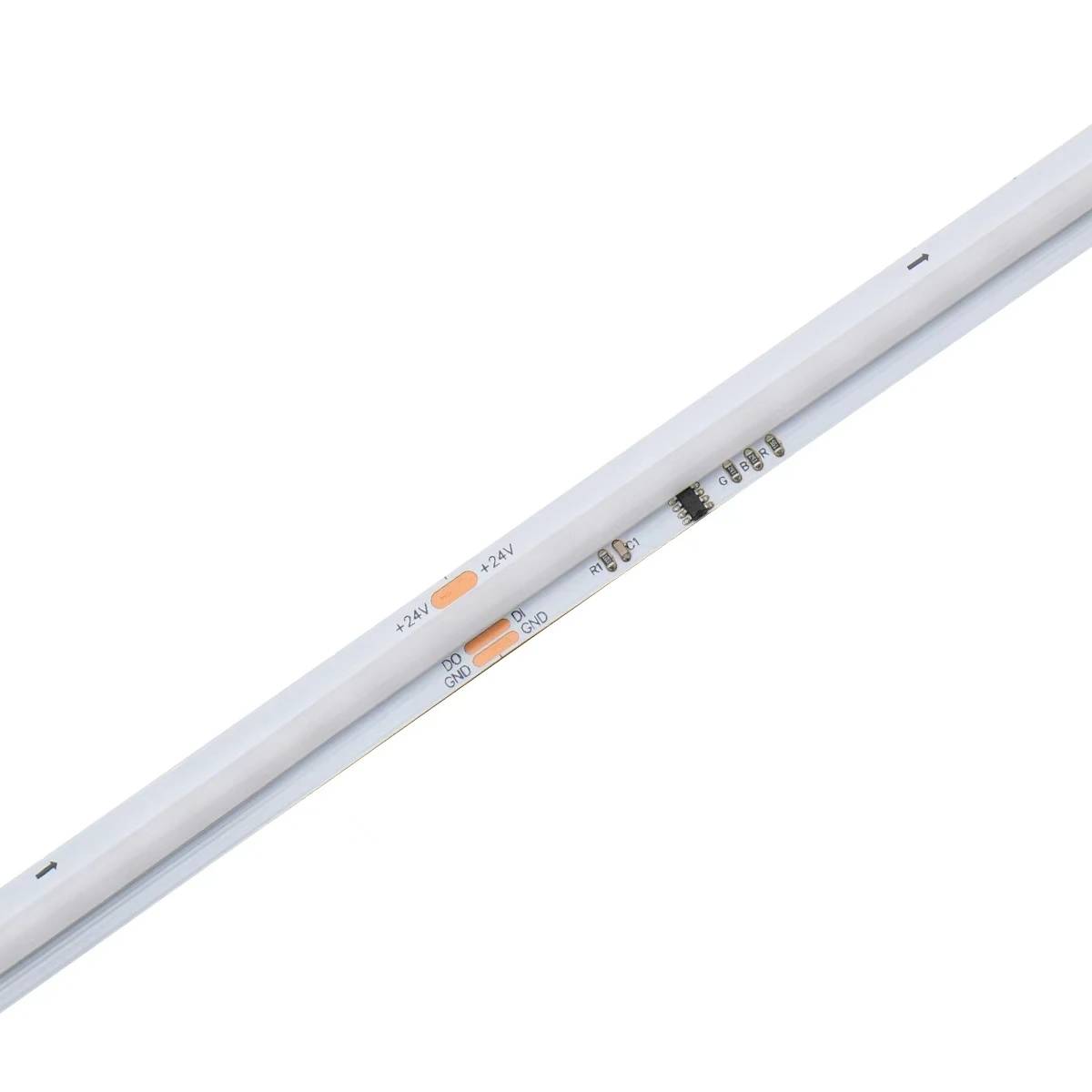 YS-RNCOBRGB420C10D 24V 420LED Fita de LED COB RGB endereçável SPI 2811 YS-RNCOBRGB420C10D 24V 420LED Fita de LED COB RGB endereçável SPI 2811