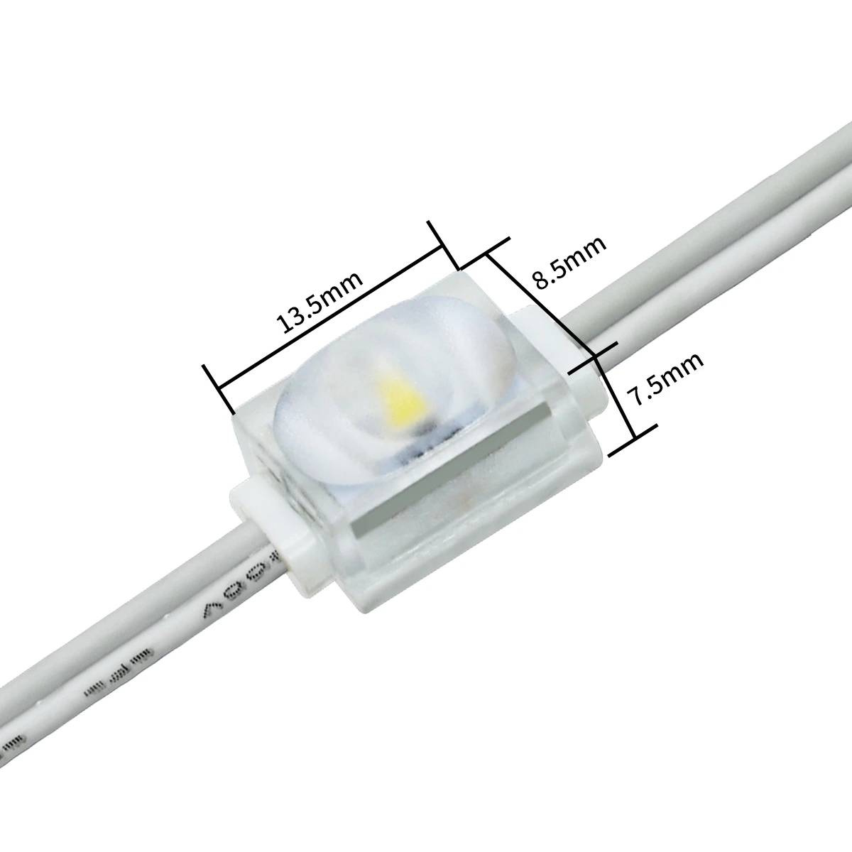 وحدة إضاءة LED صغيرة YS-M95311-W IP67 لأحرف اللافتات | 12 فولت SMD2835 عدسة 140 درجة وحدة إضاءة LED صغيرة YS-M95311-W IP67 لأحرف اللافتات | 12 فولت SMD2835 عدسة 140 درجة