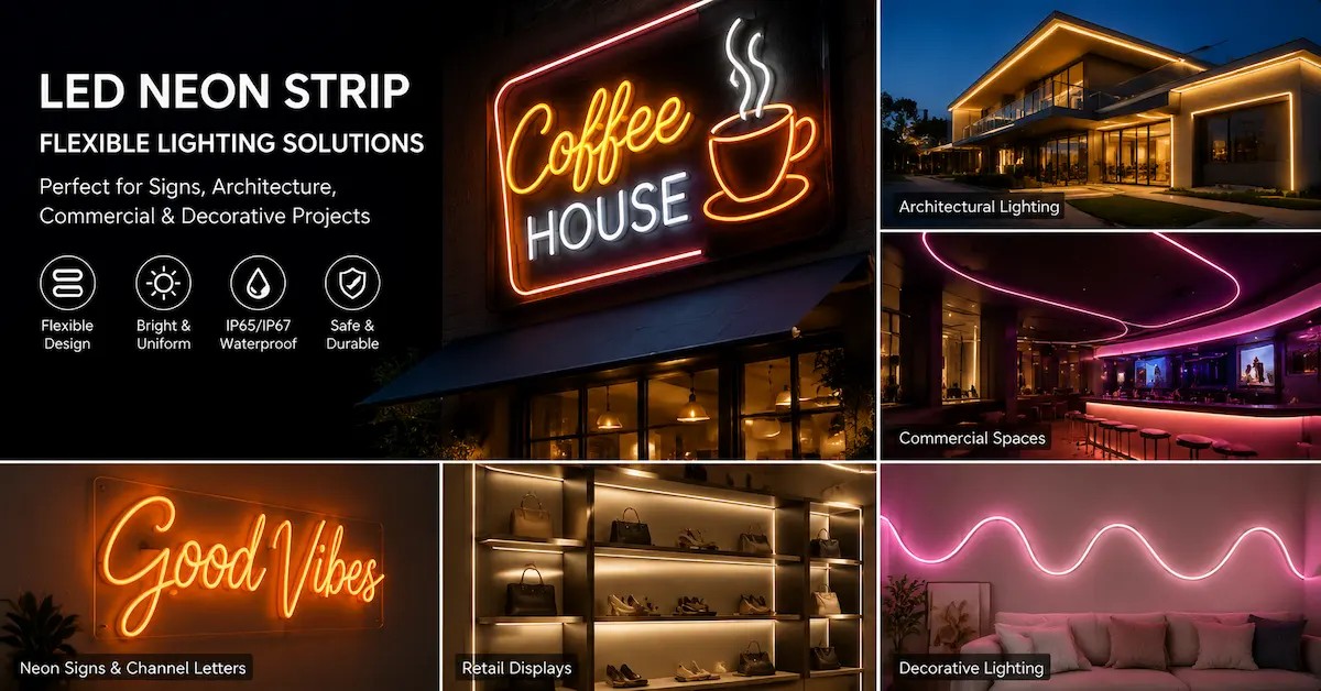 How to Choose a Reliable LED Neon Strip Supplier for Custom Lighting Projects How to Choose a Reliable LED Neon Strip Supplier for Custom Lighting Projects
