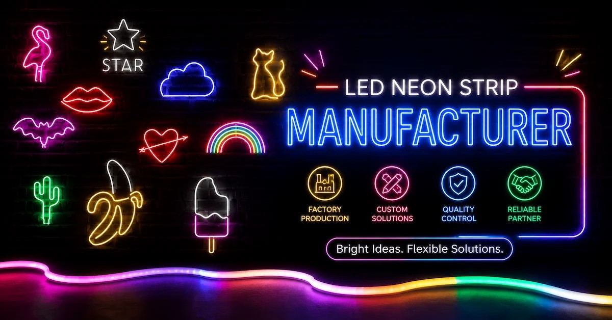 Inside an LED Neon Strip Manufacturer: Production Process, Technology, and OEM Capabilities Inside an LED Neon Strip Manufacturer: Production Process, Technology, and OEM Capabilities