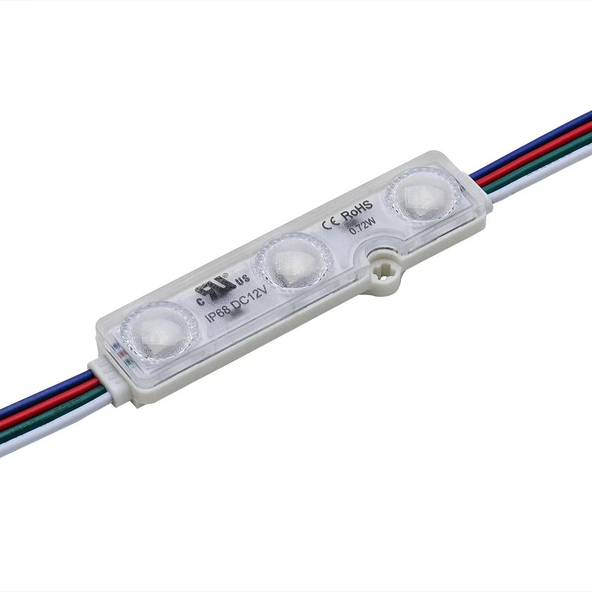 Водонепроницаемый RGB-модуль YS-MS3131-Q/YS-MS7131-Q для подсветки витрин магазинов. Водонепроницаемый RGB-модуль YS-MS3131-Q/YS-MS7131-Q для подсветки витрин магазинов.