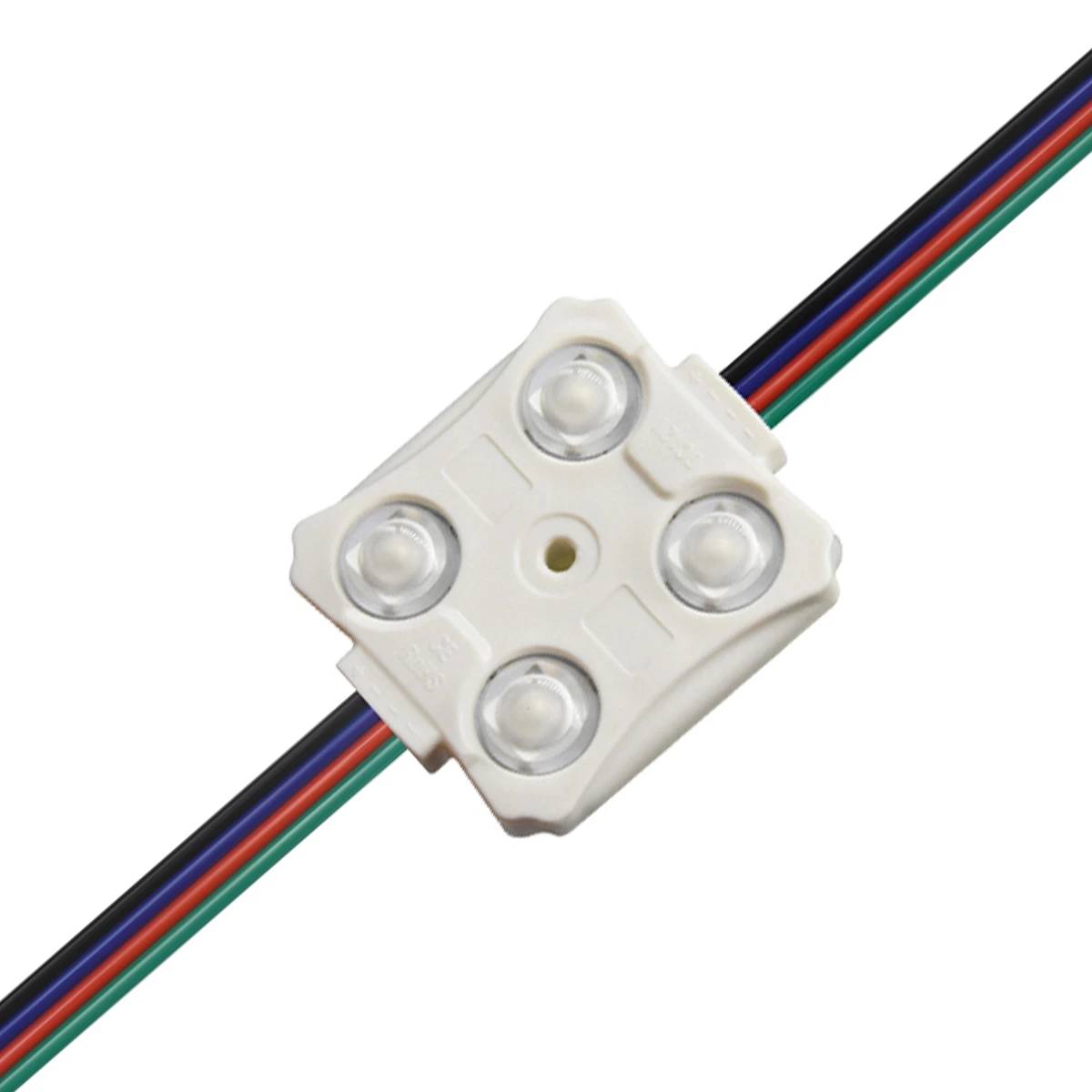 وحدة إضاءة LED رباعية من نوع SMD5050 RGB YS-MD6Q41 مع شعاع عريض بزاوية 160 درجة وحدة إضاءة LED رباعية من نوع SMD5050 RGB YS-MD6Q41 مع شعاع عريض بزاوية 160 درجة