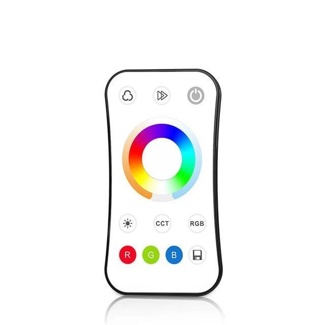 R17 RGB+CCT Touch Wheel RF LED Remote Controller with RGB Color and CCT Adjustment R17 RGB+CCT Touch Wheel RF LED Remote Controller with RGB Color and CCT Adjustment