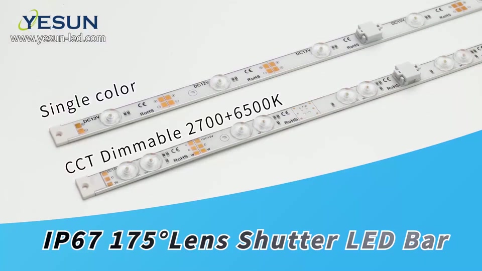 IP67 Solderless LED Light Bar with 175° Lens