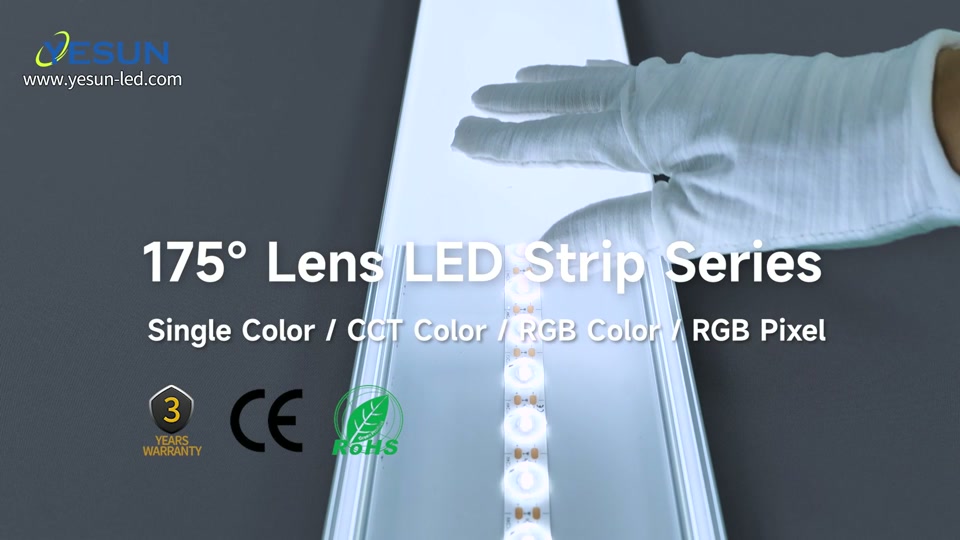 LED Strip with 175° Lens for Profile Lighting